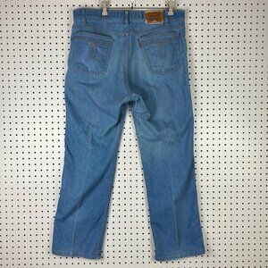 Levi's 478 Cowboy Western Blue Jeans 36x30 90s Light Wash Flare High Waisted